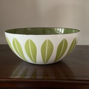 Catherineholm Green Leaf Patterned Bowl